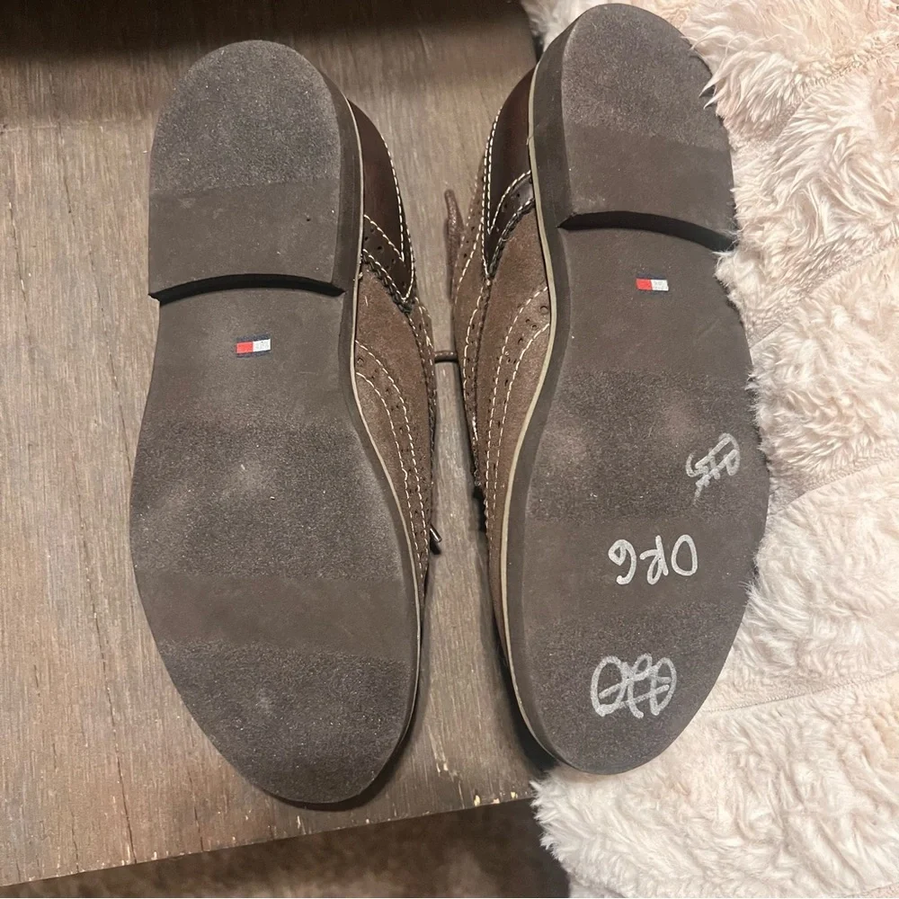 Tommy Hilfiger Dark Brown Lace-Up Shoes